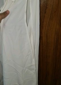 Classic White Sheer Button-Up butterfly top