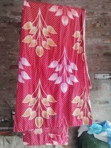 Pink Printed curtain
