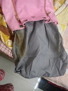 Chic Pink Clutch with Gold Clasp