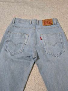 Light Wash Straight Fit Jeans
