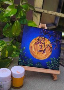 "Glory of the Night" : Mini Canvas Painting