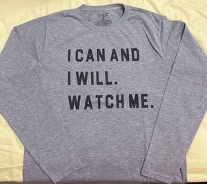 Grey Graphic full sleeve T shirt