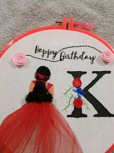 Handmade Embroidery Hoops Work Wall hanging