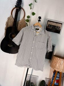 Men's Striped Short Sleeve Shirt