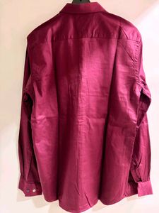 Men's Maroon Formal Shirt