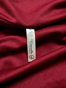Maroon Cowl Neck Top