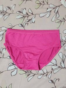 Cute and Soft Vibrant Pink Cotton Briefs