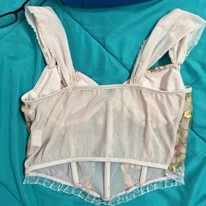 Urbanic corset Top With Sexy Net Back
