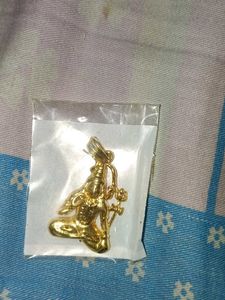 Golden Toned Lord Shiva Pendant