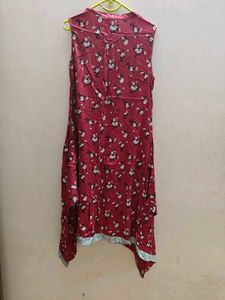 Floral Print Dress- size L