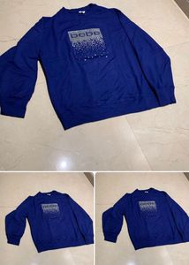 Fixed price, full sleeves, blue T-shirt