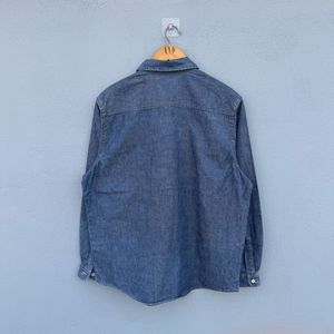 Denim Blue Long Sleeve Shirt