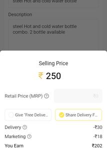 steel Hot and cold water bottle