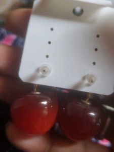 Cute Cherry Pearl korean Earrings