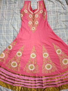Pink Embroidered Kurta🌷
