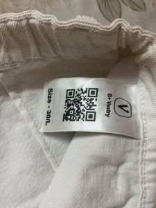 White Cargo Pants