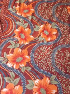 Floral Print Fabric sareee