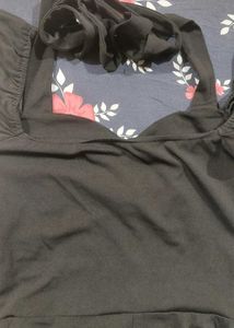 URBANIC Black Tunic Top
