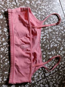 Pink Sports Bra