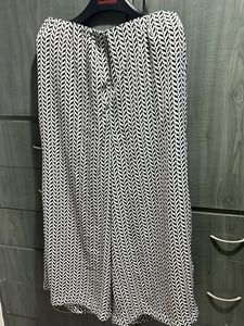pLazzo-Stylish Geometric Print Wide Leg