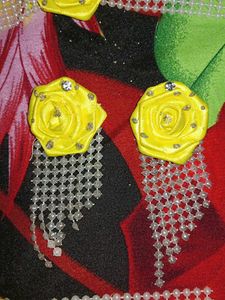 pack of 6,Haldi Yellow Floral Hair Accessory Set