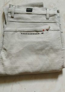 ADNIS Men's Beige Chinos