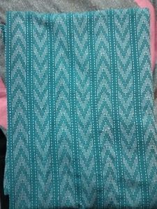 Teal &amp; White Printed Kurta