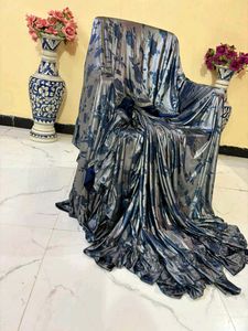 brand new metalic retro style  Saree