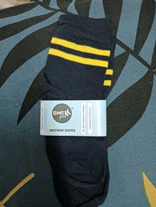 Black Socks For Kids - 2 Pairs