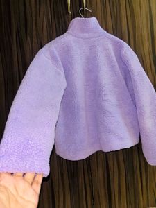 Cozy Lavender Fleece Jacket