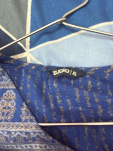 Elegant Blue Printed Kurta