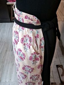 Farida Gupta floral Print Palazzo Pants Silk blend