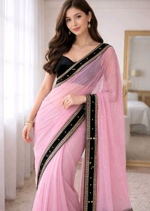 Pink Saree