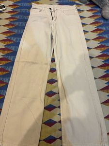 Wide Leg Beige Pants