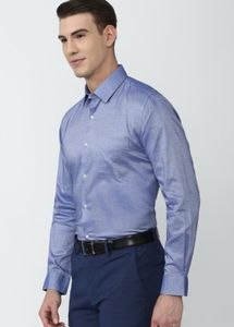 Peter England Men's Blue Shirt XL