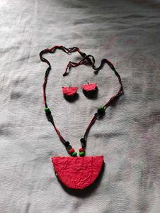 Handmade Ethnic Necklace &amp; Earrings Set