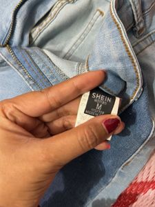super stretchable Two-Tone Denim highwaist