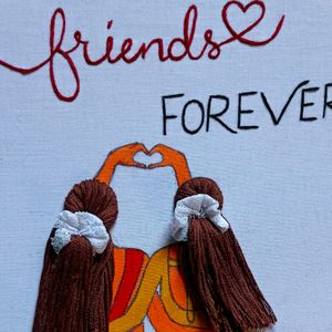 Best Friend Embroidery Design