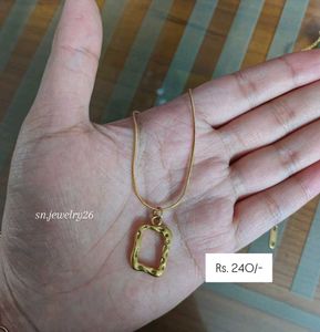 Geometric Pendant Necklace