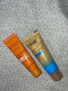 Lotus & Lakme Sunscreen Serums