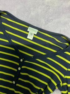 Striped Long Sleeve dress 32-34