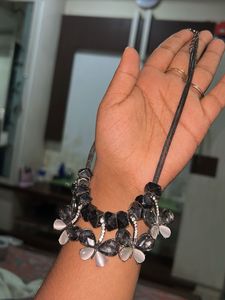 Elegant Black Butterfly Necklace