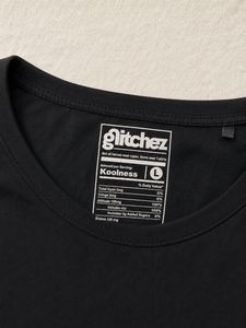 🖤Black Glitchez Long-Sleeve T-Shirt🩶