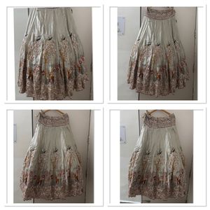 🆕Champagne Sequins Embroidered Designer Lehenga