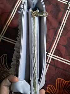 Miniso Pleated Half Moon Shoulder Bag 💜