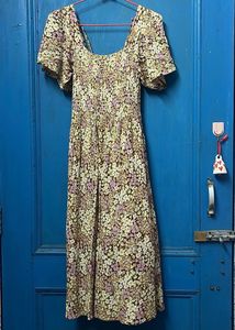 Floral Print Midi Dress