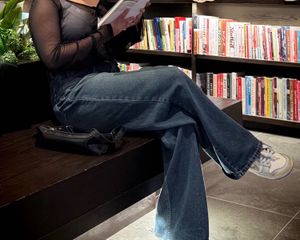 Blue Baggy Jeans