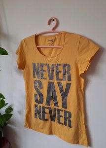 NEVER SAY NEVAR women's tshirt