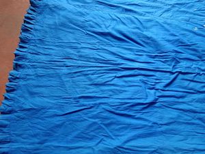 Royal Blue Stretchable Blouse and peticoat