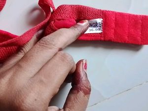 Red Padded Bra